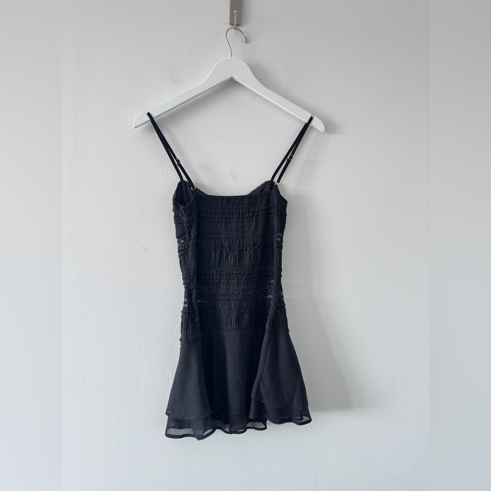 EDIKTED Marcia Lace Panel Mini Dress S - Picture 6 of 6
